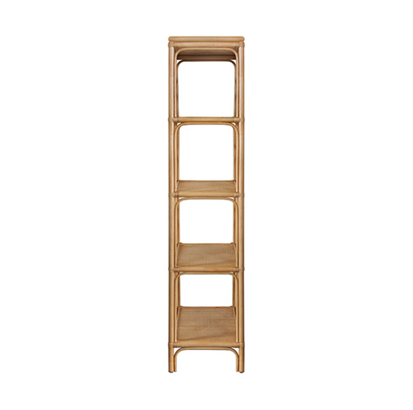 Danielle Natural Rattan Multi Shelf Etagere