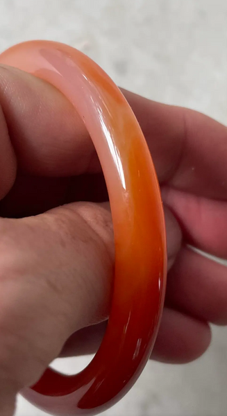 Vintage Carnelian Bangle Bracelet