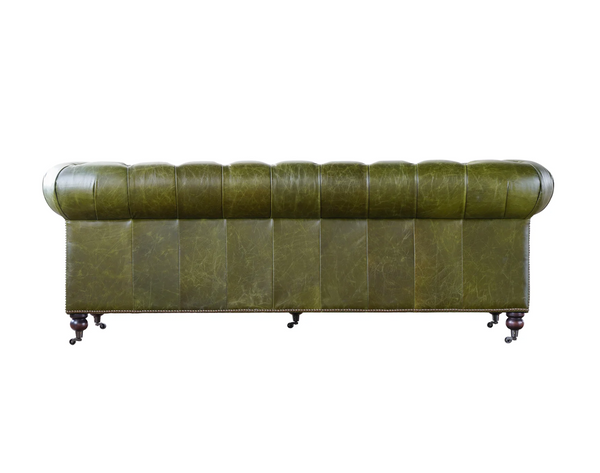 Churchill 87" Leather Chesterfield Sofa