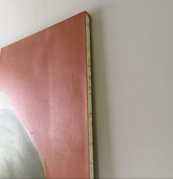 Barbara Beck 1968 Abstract Oil Painting on Canvas
