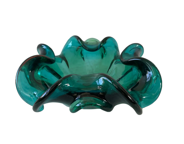 Vintage Mid Century Fratelli Toso Murano Glass Bowl