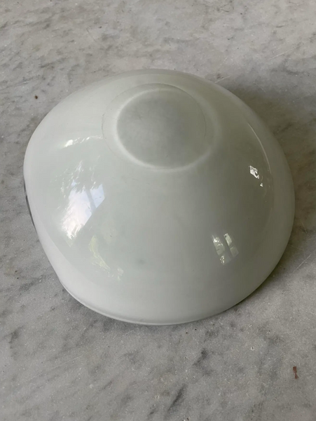 Vintage 1950s Fratelli Toso Green and Brown Murano Glass Bowl