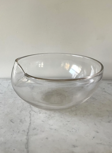 Vintage Elsa Peretti Tiffany & Co. Thumbprint Crystal Bowl - Signed