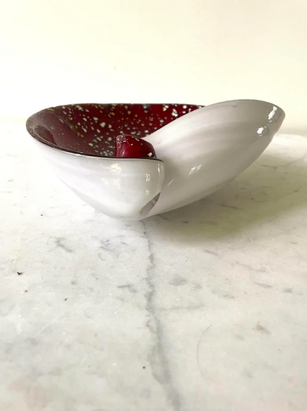 Vintage Fratelli Toso Murano Glass Bowl