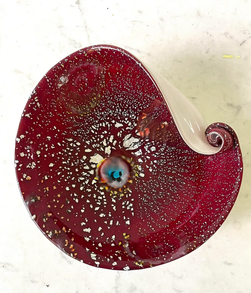 Vintage Fratelli Toso Murano Glass Bowl