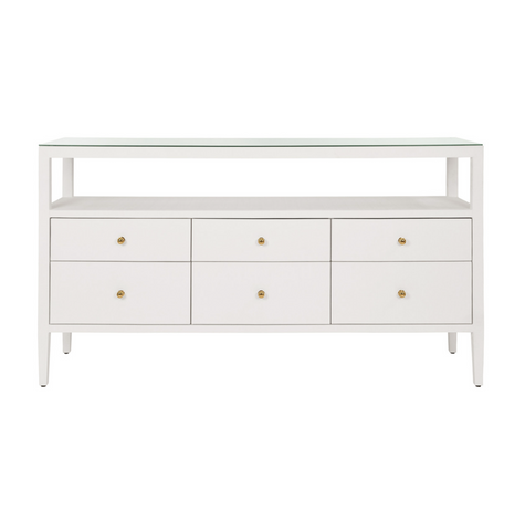 Jordan White Console Table