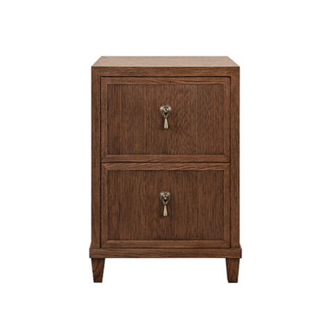 Novalie Provincial Brown Oak Side Table