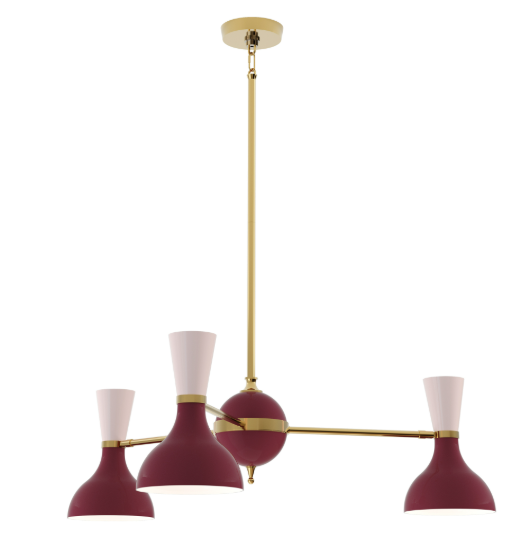 Clare Two Tone Metal Chandelier - Matthew Izzo Collection