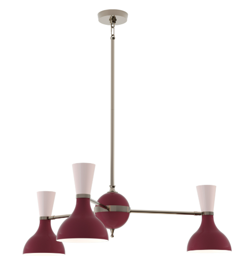 Clare Two Tone Metal Chandelier - Matthew Izzo Collection