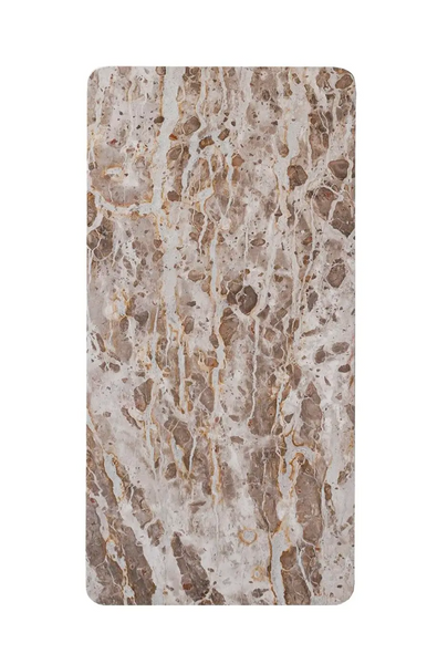 Channeled Mango Wood & Marble Top Desk - Matthew Izzo Collection