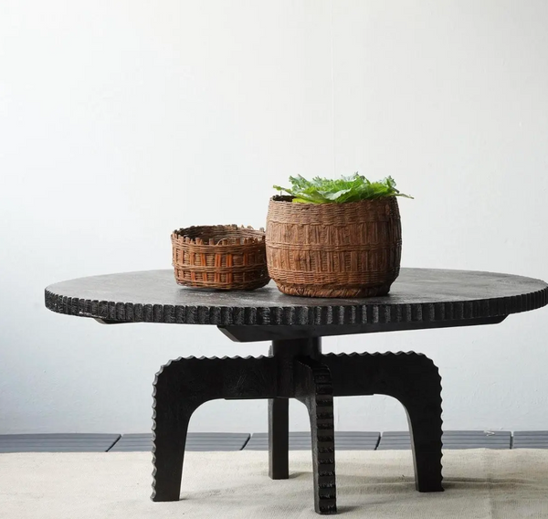 Spur Acacia Wood Coffee Table - Matthew Izzo Collection