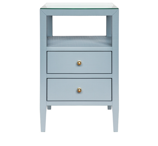 Roscoe Two Drawer Side Table - Four Color/Finish Options