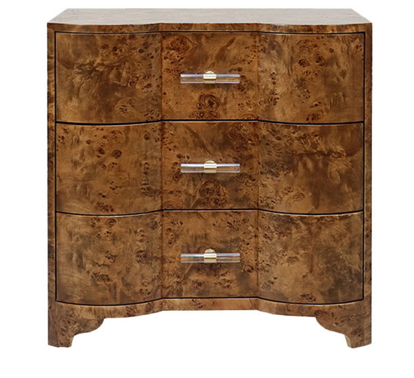 Calvin Side Table - Light or Dark Burlwood