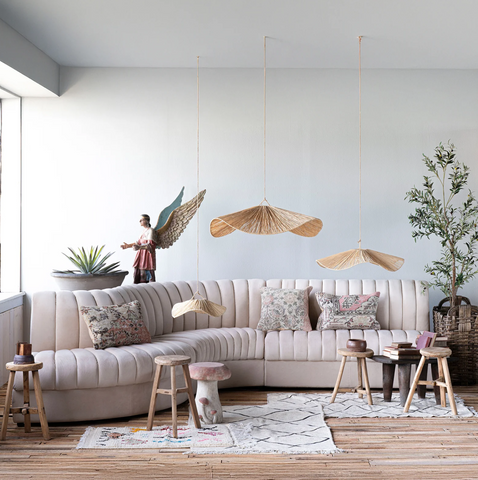 Estelle Oatmeal Modular Sofa - Straight, Curved, or Outside Corner