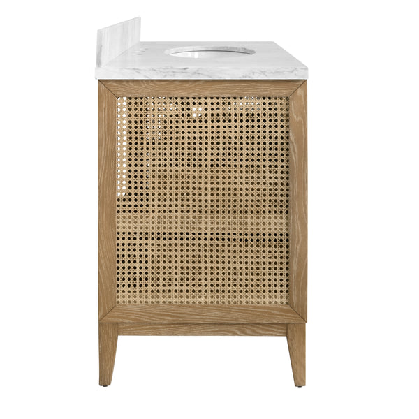 Wynn Cerused Oak Bath Vanity w/Porcelain Sink