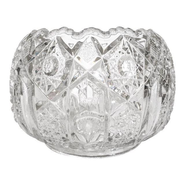 Vintage Semi-Sphere Pressed Glass Bowl