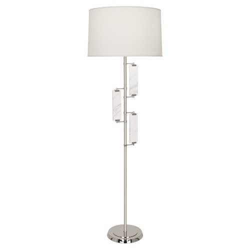Robert Abbey Alston Nickel Floor Lamp
