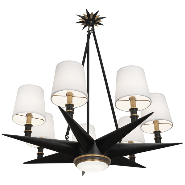 Robert Abbey Cosmos 6 Light Chandelier
