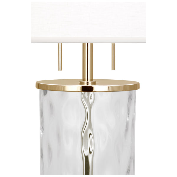 Robert Abbey Gloria Wave Glass Table Lamp