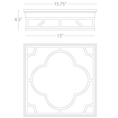 Robert Abbey Addison Flush Mount