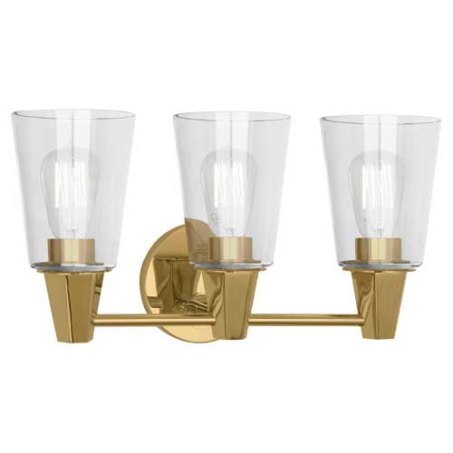 Robert Abbey Wheatley Brass Triple Wall Sconce