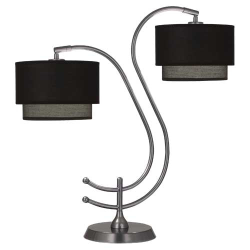 Robert Abbey Charlee Gunmetal Table Lamp