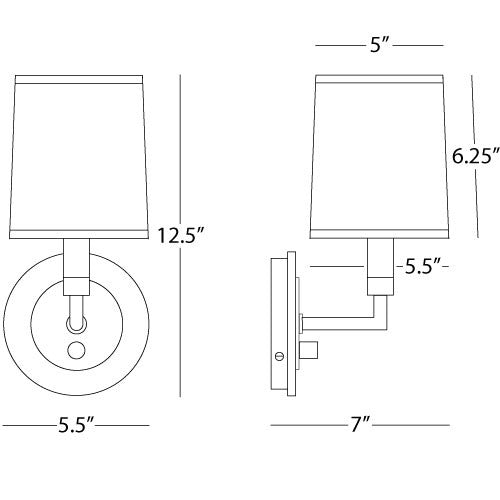 Robert Abbey Axis Wall Sconce