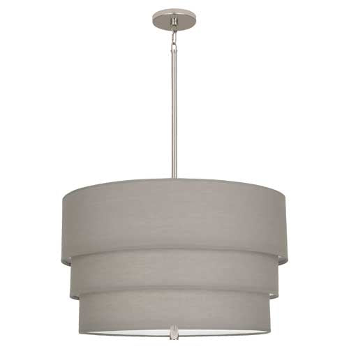 Robert Abbey Decker Three Tier Smoke Gray Pendant