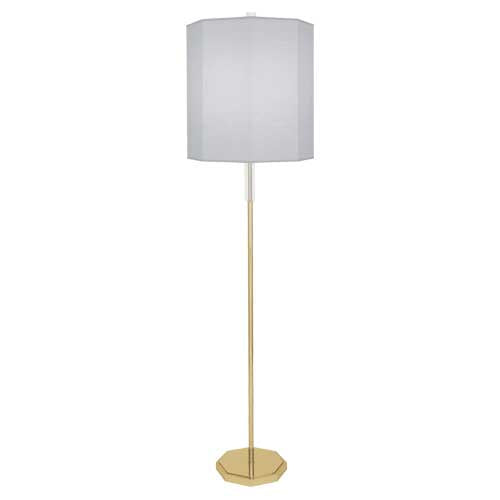 Robert Abbey Kate Pearl Gray Floor Lamp