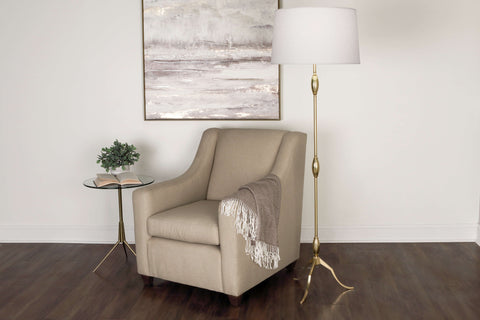 Robert Abbey Grace Brass Floor Lamp - Matthew Izzo Home