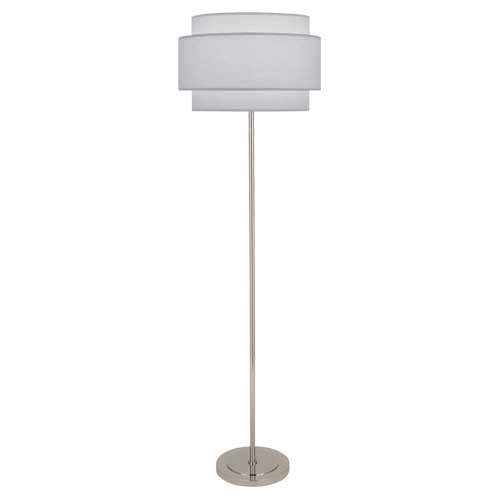 Robert Abbey Decker Pearl Gray Floor Lamp