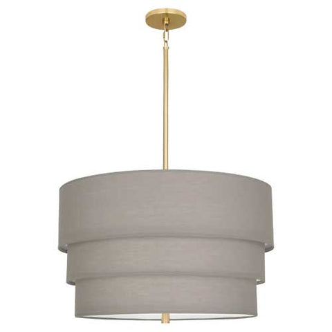 Robert Abbey Decker Three Tier Smoke Gray Pendant - Matthew Izzo Home