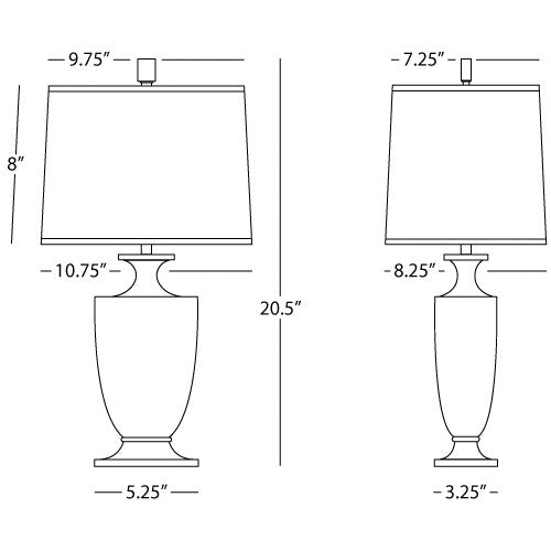 Robert Abbey Artemis Accent Table Lamp
