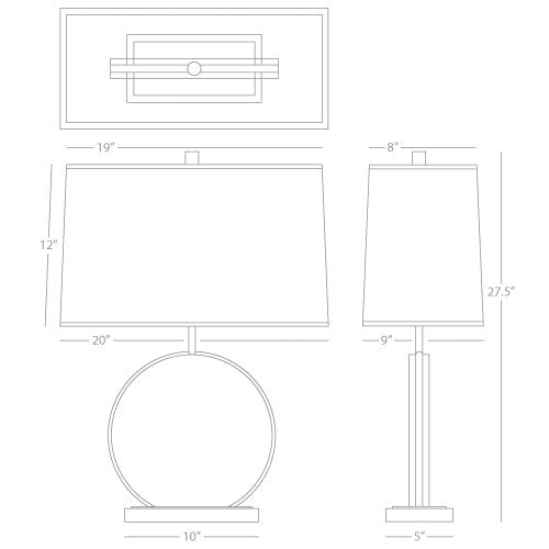 Robert Abbey Alice Table Lamp