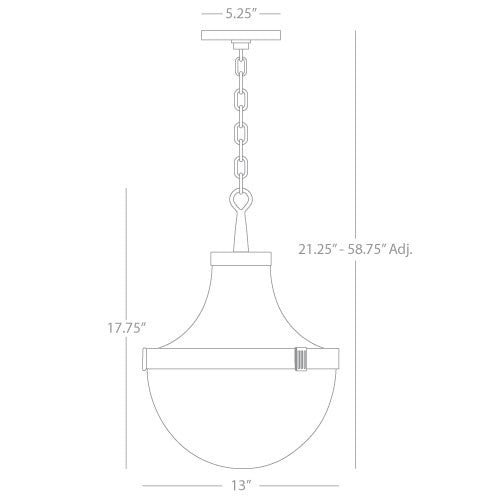 Robert Abbey Brighton Pendant