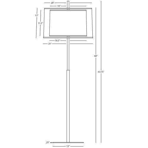 Robert Abbey Saturnia Floor Lamp