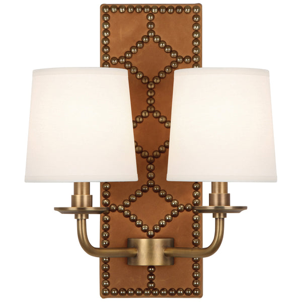 Robert Abbey Williamsburg Lightfoot Double Sconce