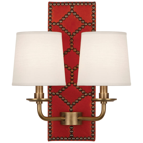 Robert Abbey Williamsburg Lightfoot Double Sconce