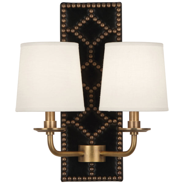 Robert Abbey Williamsburg Lightfoot Double Sconce