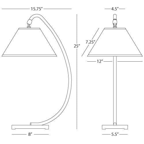 Robert Abbey Curtis Table Lamp