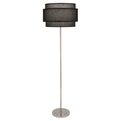 Robert Abbey Decker Black Floor Lamp