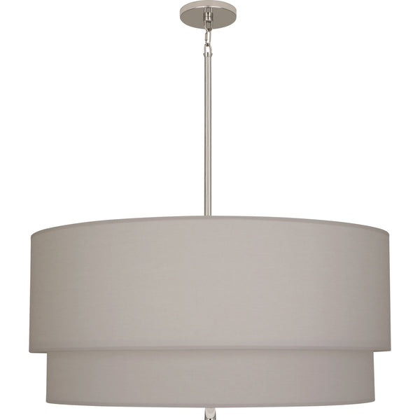 Robert Abbey Decker Smoke Grey/Nickel Pendant