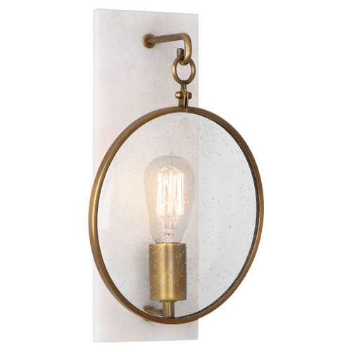 Robert Abbey Fineas Aged Brass Wall Sconce