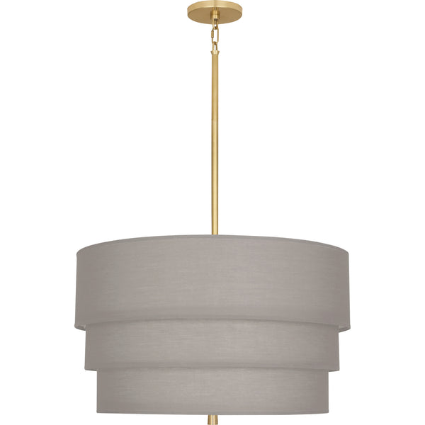 Robert Abbey Decker Three Tier Smoke Gray Pendant