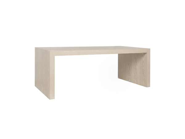Kenneth Modern Minimalist Cerused Oak Coffee Table