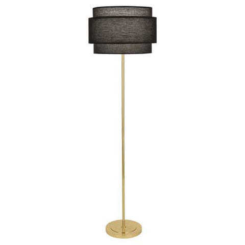 Robert Abbey Decker Black Floor Lamp - Matthew Izzo Home