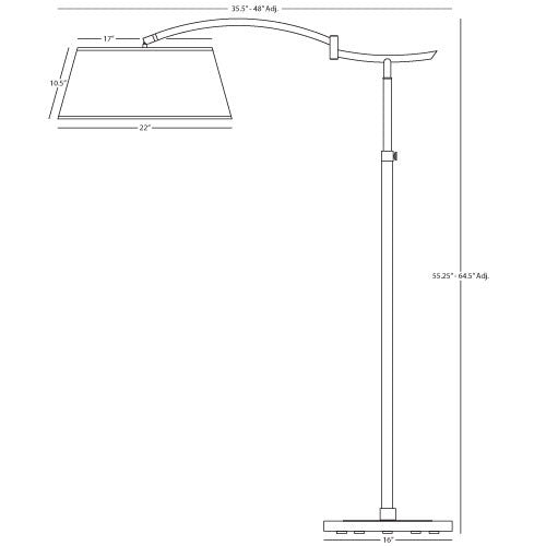 Robert Abbey Kyoto Floor Lamp