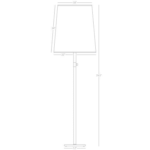 Robert Abbey Rico Espinet Buster Floor Lamp