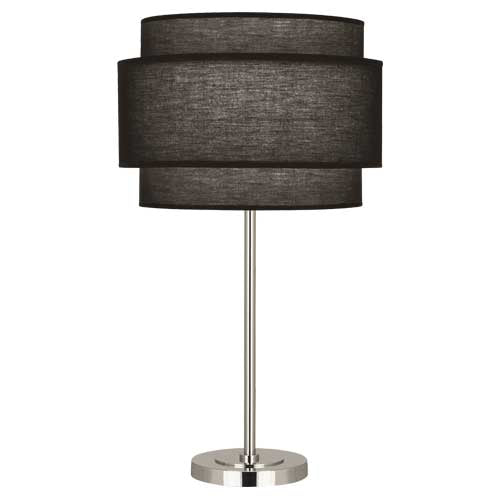 Robert Abbey Decker Raven Black Table Lamp