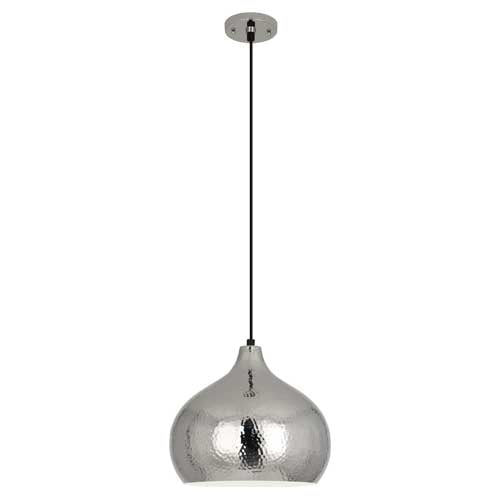 Robert Abbey Dal Polished Nickel Pendant